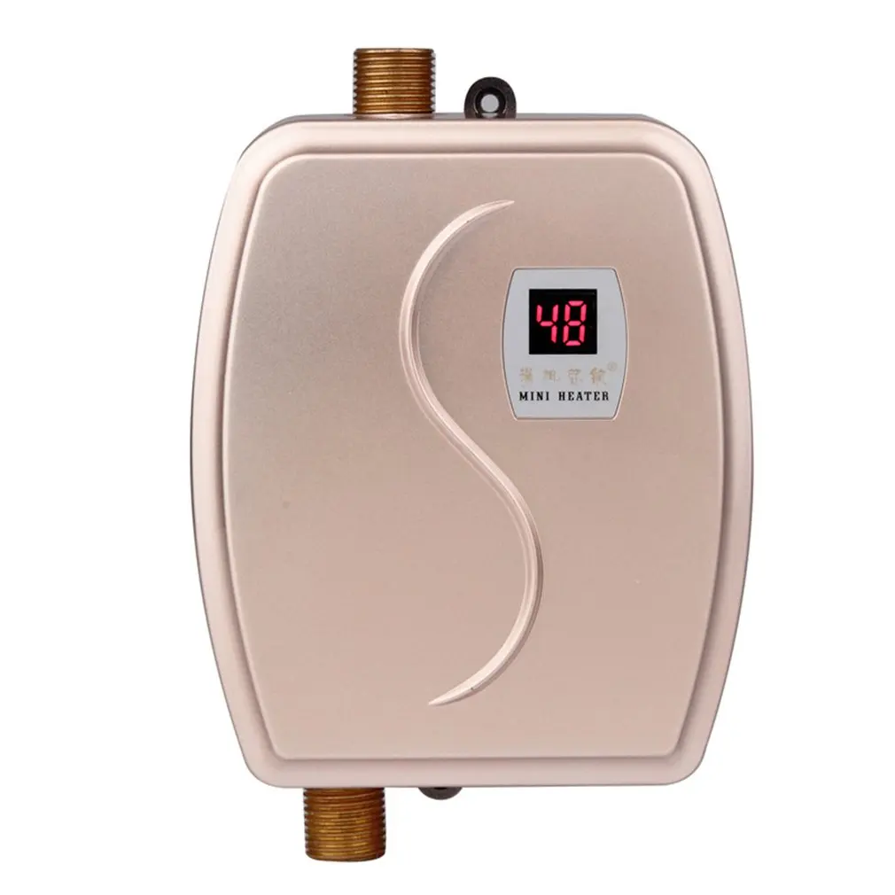 

Tankless Instant Electric Hot Water Heater Shower for Home Bathroom Thermostat Flow Heater Heating Hot Shower Water
