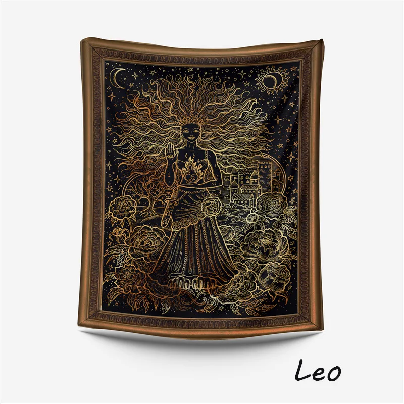 Лео гобелен созвездия doek настенный хиппи бродли богемный ковер настенное одеяло
