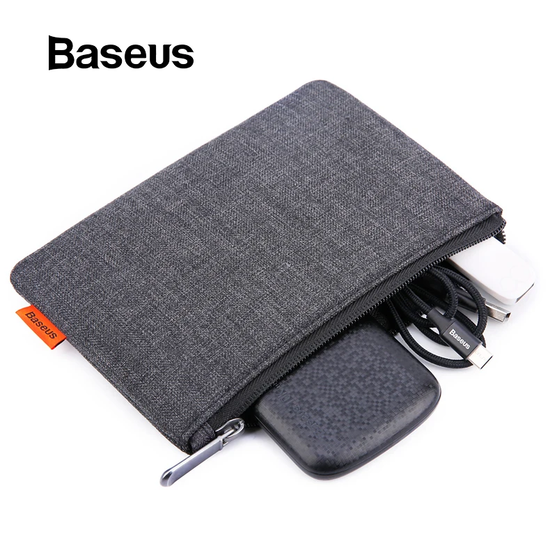 Baseus Portable Mobile Phone Pouch Bag for iPhone Samsung Xiaomi Huawei Bag Case for Cell Phone Accessories Storage Handbag Bag