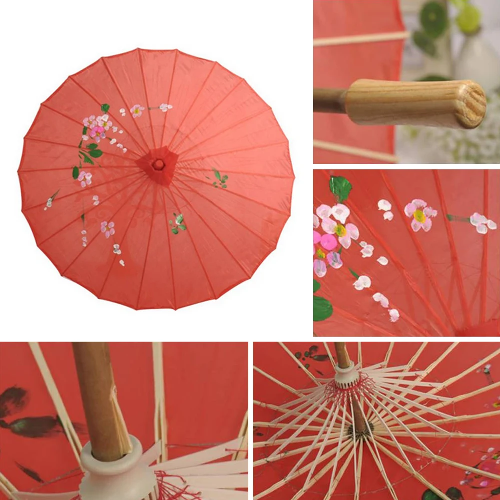 Китайский Винтаж ручной работы шелковые зонтики из пергаментной бумаги фотосессии зонтик танцевальный реквизит зонтики, дождевик