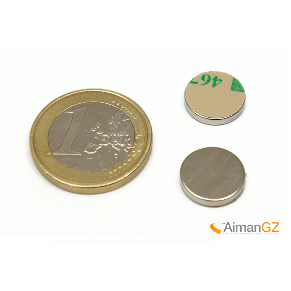 50 Pcs Magnete Al Neodimio Con Adesivo 3M 467Mp Del Nord Del Fronte D.12