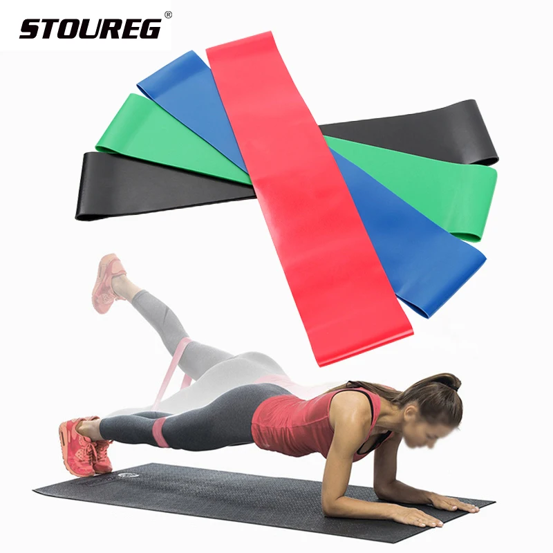 Эластичные ленты для фитнеса 5 уровней сопротивления|Эспандеры| |