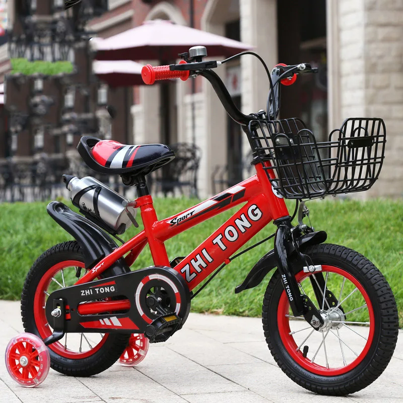 Children's Bicycle Boys and Girls Cycling Bike 12/14/16/18 Inch Folding Kid's Bicycle Light Students Bicycle