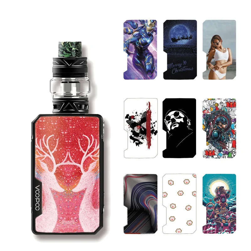 Magic Shark Iron Man Dream Captain American Deer Pokemon Monkey Cover Case Sticker Film Skin for Voopoo Drag Mini 001-020 | Мобильные