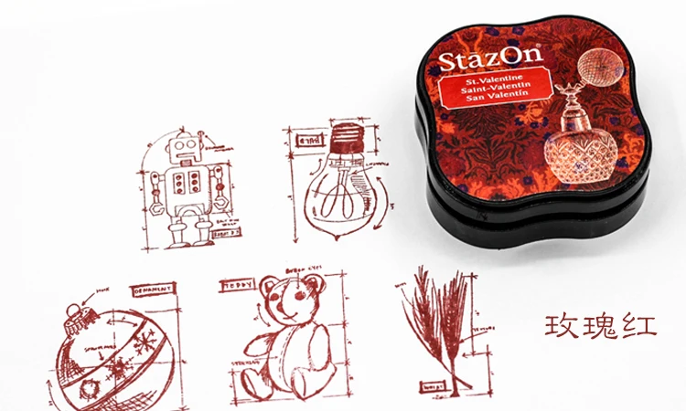 Kit 8 Encriers Couleurs - Séchage Rapide Lavable - Pour Enfants Et Activités Créatives