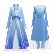 Детские платья для девочек, Карнавальный Костюм Золушки, Белоснежки, Эльзы, Авроры, Детские праздничные платья принцессы, детская Рождественская фантазия