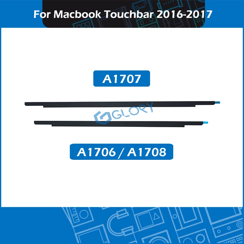 10 шт./лот A1706 A1707 A1708 ЖК-экран с логотипом Безель для Macbook Pro Retina 13 &quot15&quot сенсорный