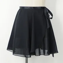 Ballet Dance Chiffon Skirt Pure Color Floral Print Practice Leotard Ballet Dance Dress Woman Children