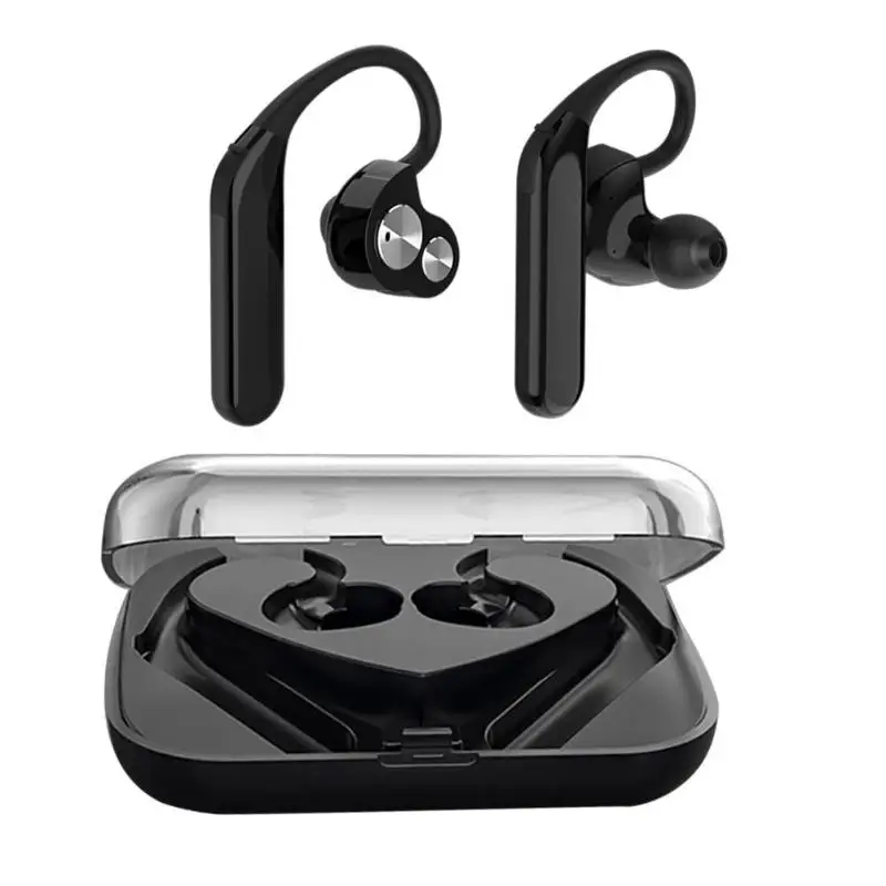 X6 TWS Bluetooth наушники с двойной движущейся катушкой IPX7 водонепроницаемый Заушник с микрофоном Стерео Auricula для xiaomi/Apple/Android Earpods