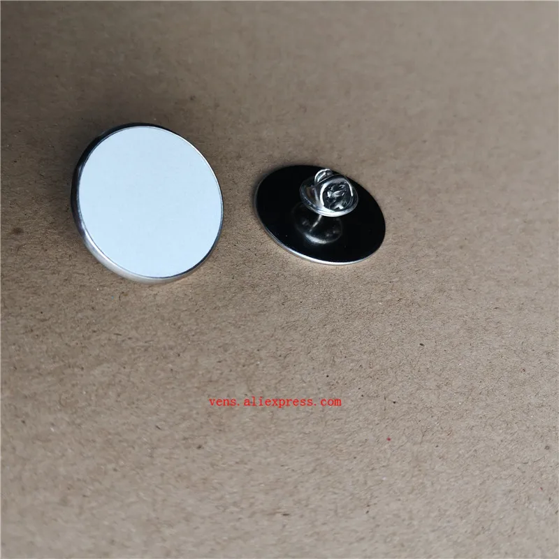 5/20Pcs Sublimation Blank Pins Silver DIY Buttons Badge Heat Transfer  Button with Butterfly Pin for Crafts Brooch Jewelry Making - AliExpress