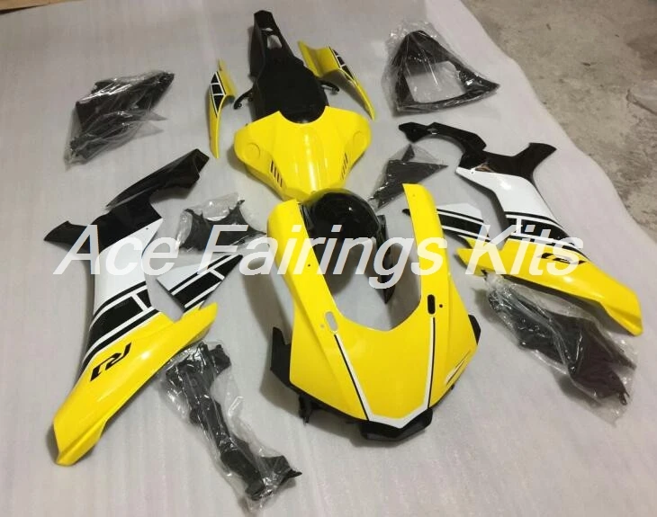 

4Gifts New ABS Injection molding Full Fairings Kit Fit for YAMAHA YZF-R1 2015 2016 2017 15 16 17 Custom Fairings Nice Yellow