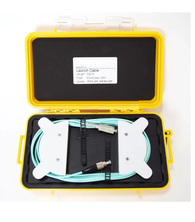 

OTDR Dead Zone Eliminator,Fiber Rings ,Fiber Optic OTDR Launch Cable Box MM OM3 SC/UPC-FC/UPC