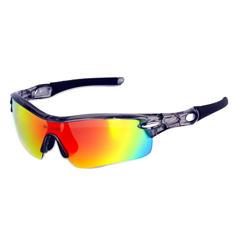 Transparent gray fra Внедорожные очки для езды на мотоцикле, очки Hd Vision, поляризованные солнцезащитные очки для велоспорта, брендовые дизайнерские мотоциклетные очки, солнцезащитные очки UV400 - Цвет: Transparent gray fra