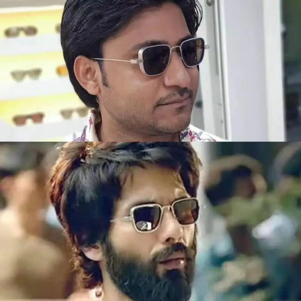 DPZ Новая мода Kabir Singh стимпанк стиль авиационные мужские солнцезащитные очки