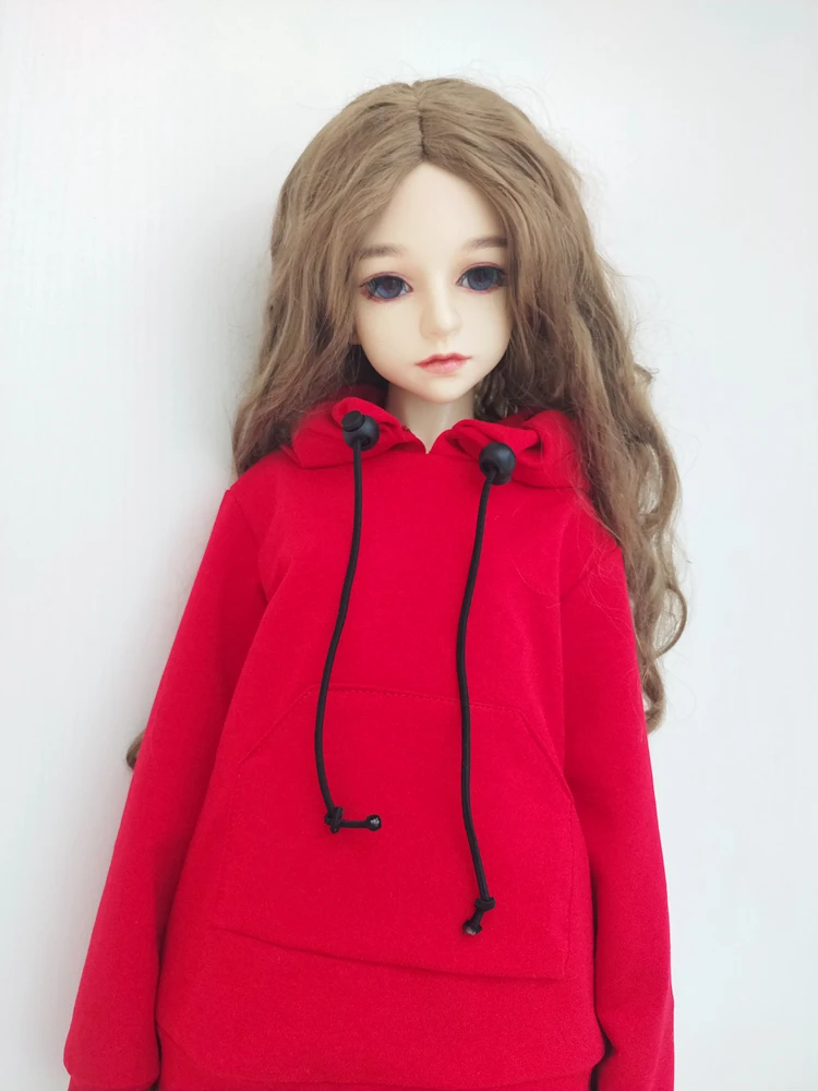 Аксессуары для кукольной одежды одежда 1/3 1/4 1/6 SD BJD толстовка белая шапка свитшоты