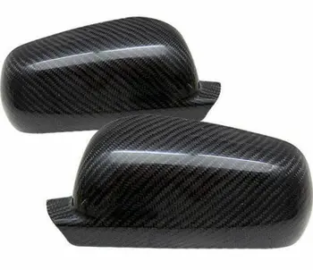 

Carbon Fiber Tape-on Mirror Covers Compitible with 98-04 VWs Santana Golf Jettas Passat MK4