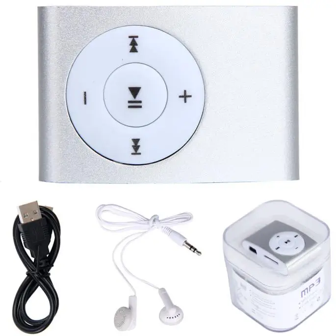 MP3-плеер Usb мини mp3-плеер Поддержка 32 ГБ Micro SD TF карта с наушниками MP3-плеер# C1