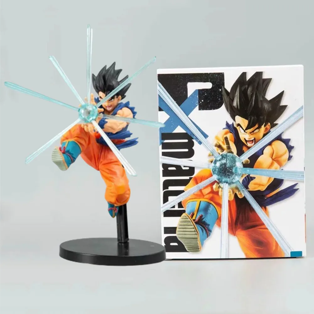 Anime Figure Dragon Ball Z Son Goku Effect Kamehameha Action Figures Black Goku Vegeta Model Doll DBZ Figurine Collectible Toys