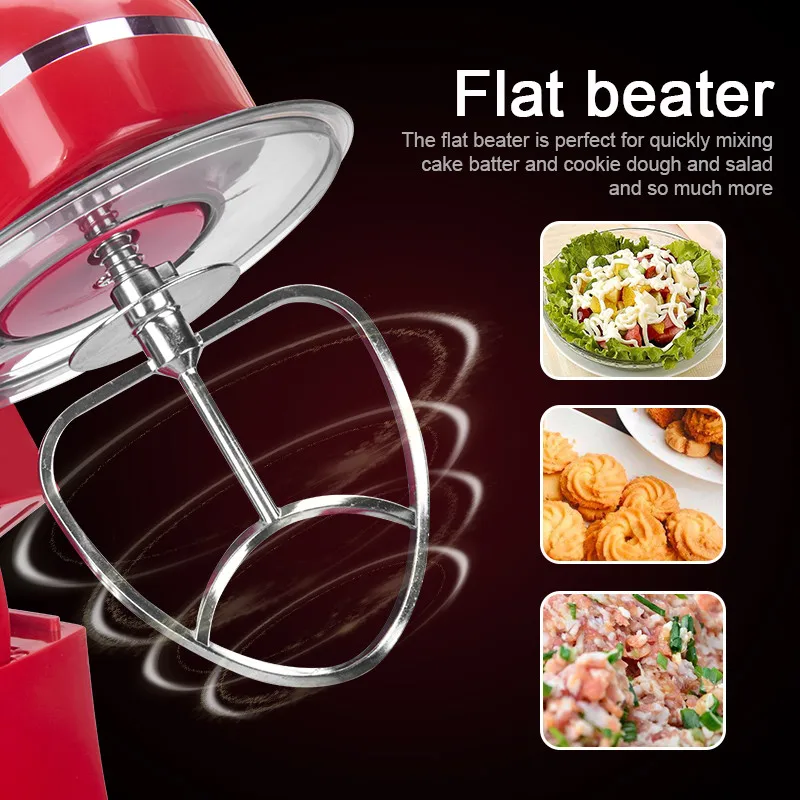 Electric Dough Mixer Household Electric Food Mixer Egg Cream Salad Beater Milkshake Cake Mixer Eggs Blender Kneading Machine