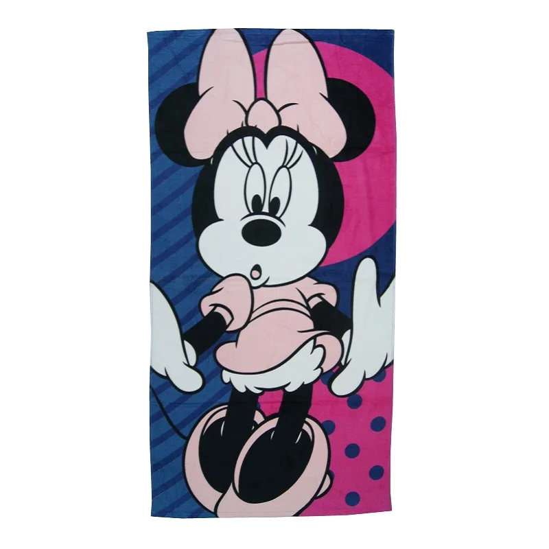 MOANA Disney Vaiana Children Peach Flowers Hodded Poncho Towel
