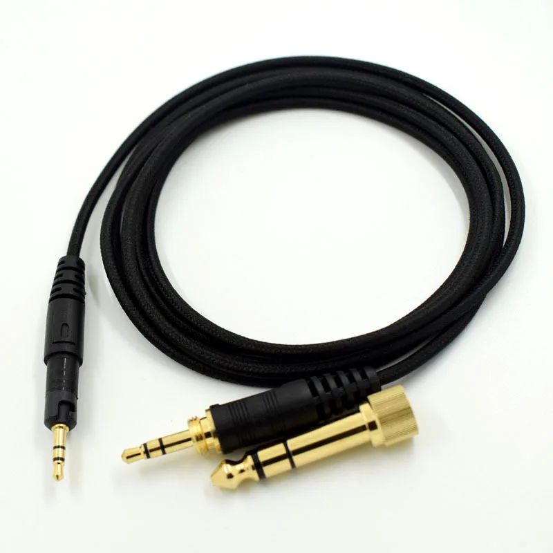 Подходит для Sennheiser HD518 HD598 HD595 ATH-M50X M40 бескислородный медный плетеный кабель