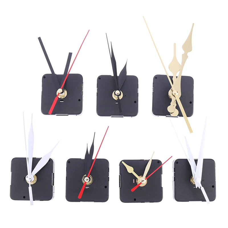 1 Set Colorful Silent Large Wall Clock Quartz Clock Movement Mechanism Hands Wall Repair Tool Parts Kit Set