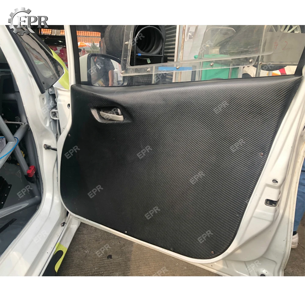 Внутренняя отделка из матового углеволокна для Honda Fit GK5 карбоновая карточка