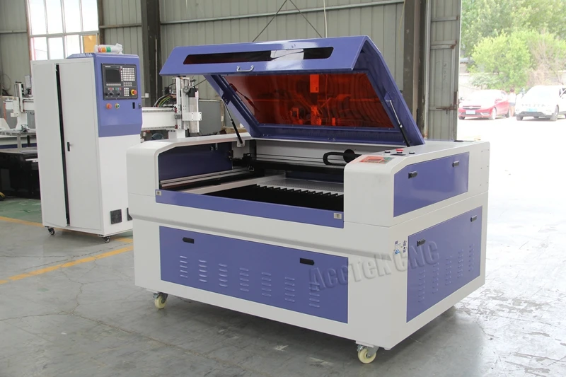 Высокая точность CO2 лазерной резки AKJ1390H с драйвер Leadshine