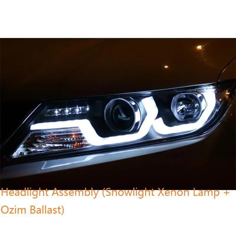 MODEL D Assessoires запчасти Drl Cob дневные ходовые светодиодные Авто наружные фары передние противотуманные задние Автомобильные фары в сборе 15 16 для Honda City - Цвет: MODEL D