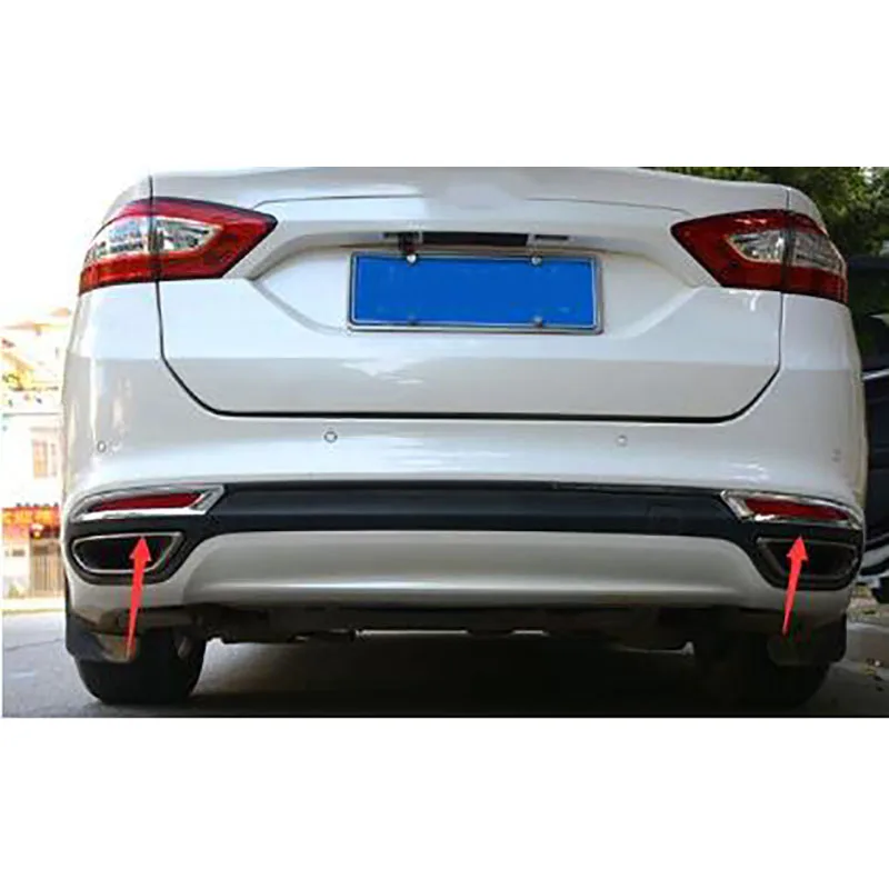 Применяется только для 13-18 лет Ford Mondeo задний светильник багажника abs хромированный задний противотуманный светильник рамка