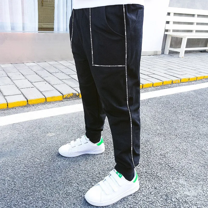 

Fat Big Kid Plus-sized 10-15-Year-Old Fat Boy Fall And Winter Clothes BOY'S Pants Fat Child Pants with Velvet