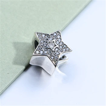 

S925 Sterling Silver Beads DIY Accessories Wild New Tower Stars Boutique Jewelry Pendant Accessories