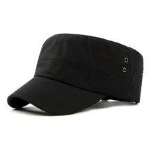 Новинка, модная Военная мужская шапка, унисекс, женская, мужская, плоская крыша, военная шапка, кадетский патруль, Буш, кепка, Snapback, Повседневная Кепка