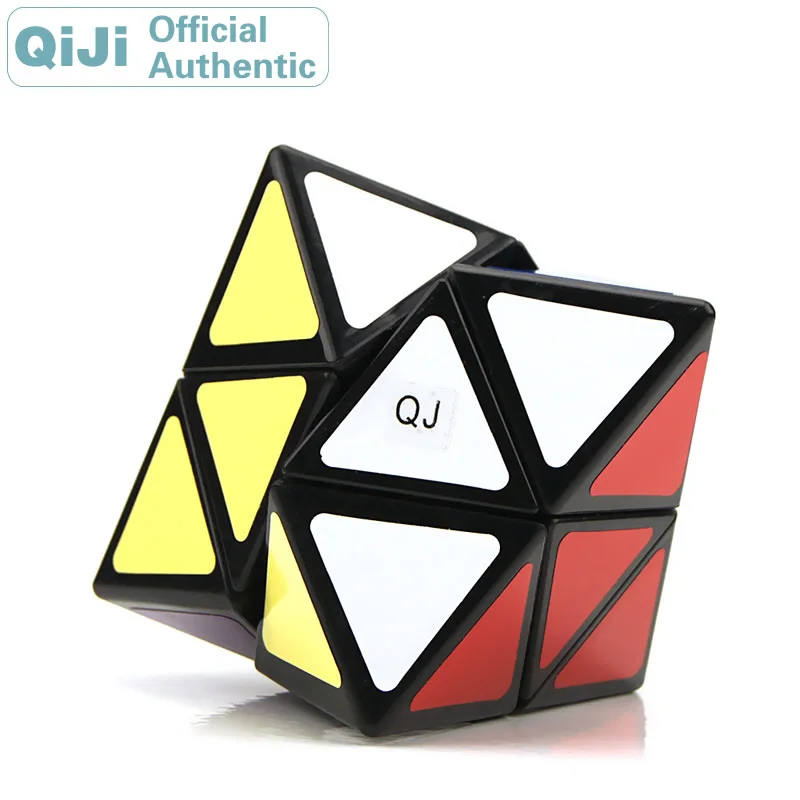 QiJi Алмазный магический куб QJ Skewbed Cubo Magico Профессиональный Нео скоростной