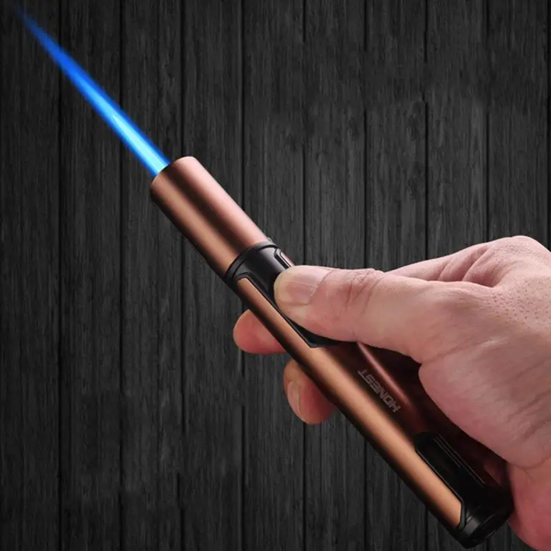 

2020 New Pen Jet Butane Pipe Lighter Metal Gas Kitchen Welding Torch Windproof Spray Gun Cigar Lighter Gadgets For Men NO GAS