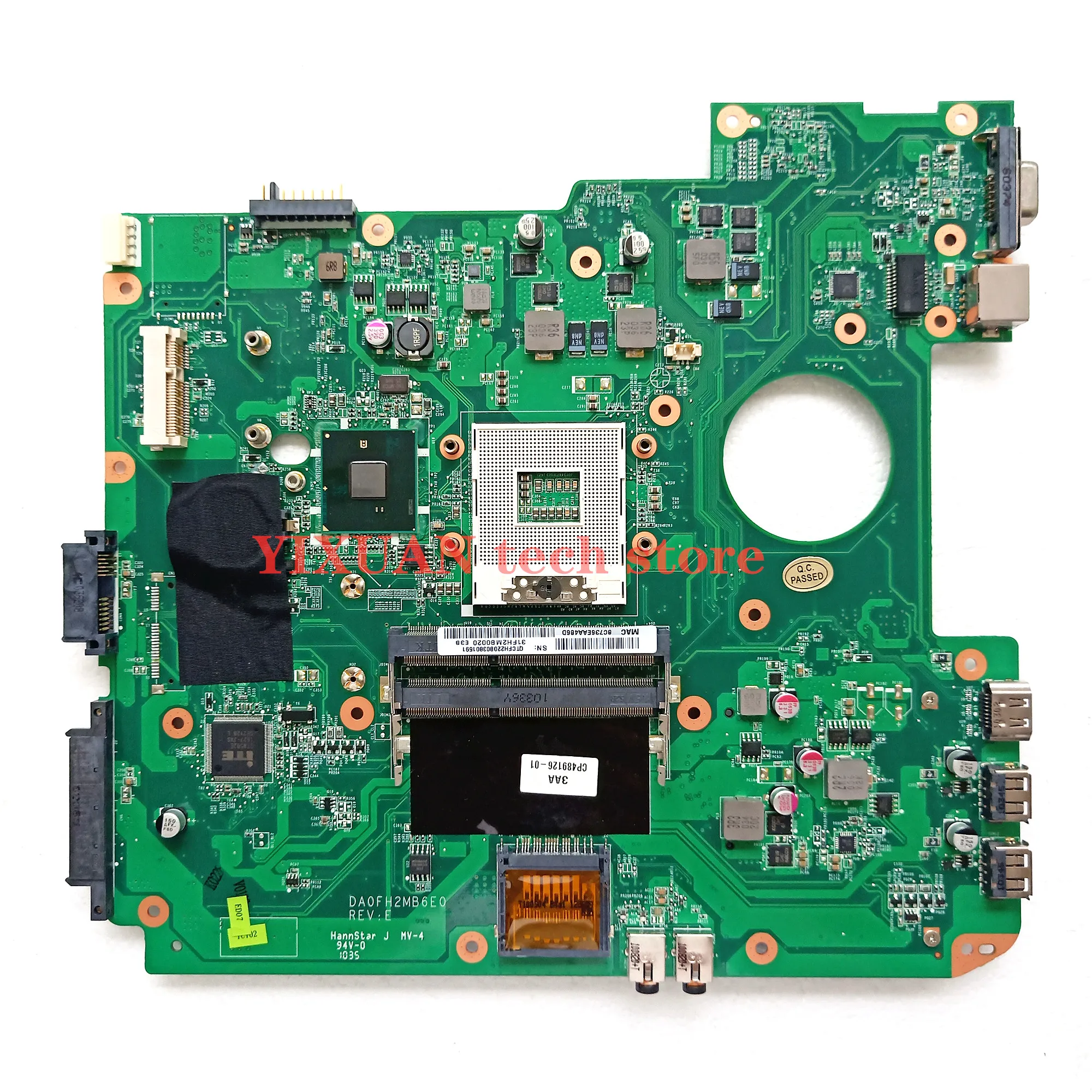 

ESHAKHARE CP489126-01 For FUJITSU fmv-A530 AH42/C AH530 Motherboard CP489126-01 DA0FH2MB6E0 motherboard 100% test work