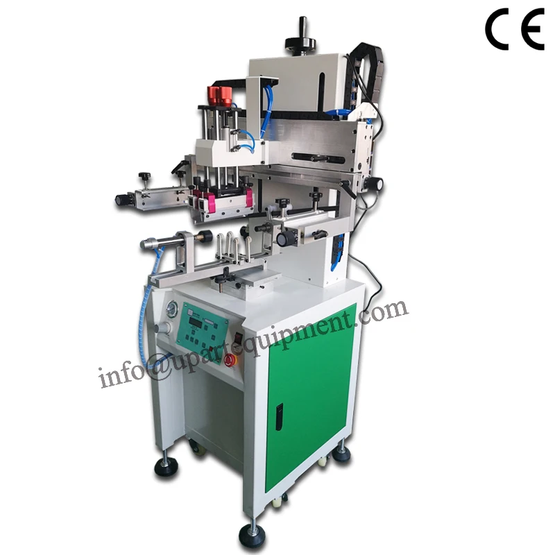 semi automatic glass bottle screen printer for sale cosmetic tube silk