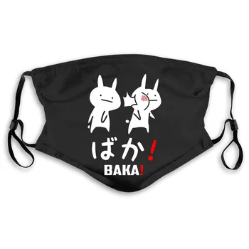 

Anime Baka Rabbit Slap Otaku Japonais Manga Mot Drôle Masque Masculin Masques en coton Masques-in de Vêtements Hommes 2020 High