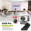Spedal C920Pro 120° Wide Angle Webcam 1080P Full hd with Microphone USB Video Conference Meetting For Laptop Computer Mac PC ► Photo 2/6