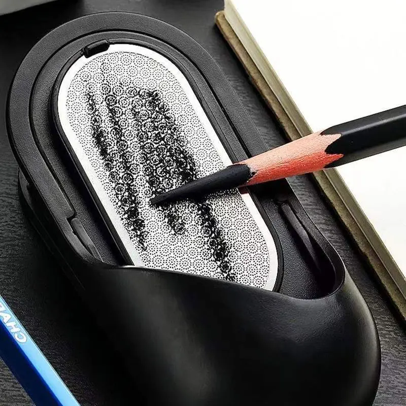 Multifunction Art Sketch Pencil Graphite Charcoal Carbon Stick Rod Sharpener Grinder With Easel Clip For Drawing Paper Holder