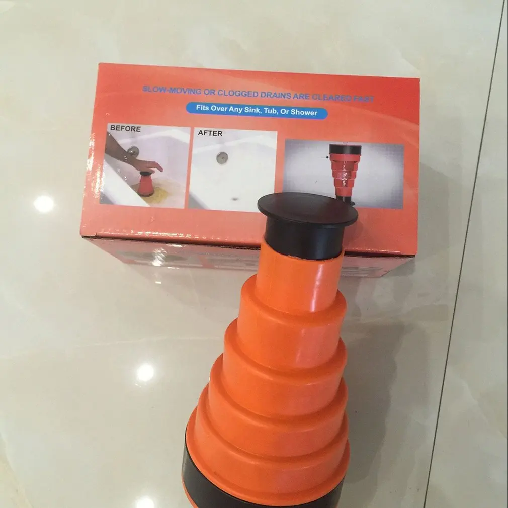 New Pattern Sewer Cleaner Clog Cannon Strong Pipeline Dredger Clog Cannon Toilet Suction PP TPR Silica Gel