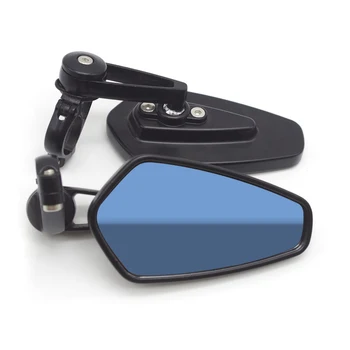 

For royal enfield goldwing hyosung gt250r cb500f 22mm Motorcycle Handlebar Bar End Mirror Black Side Rear View Mirrors Universal