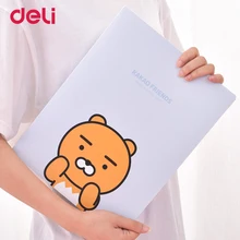 Для кулинарно-деликатесной продукции милые какао друзья 20 Вт, 30 Вт, 40 листов папка портативный прозрачные многофункциональные вставка информационный буклет A4 связующего папка для документов