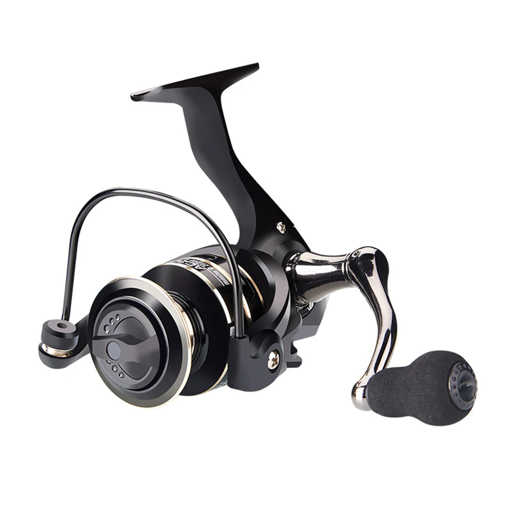 

Mini Spinning Reel All Metal 3BB 5.2: 1 Ultralight All Metal Reel Right Left Hand Inter-changeable Freshwater Saltwater Reels