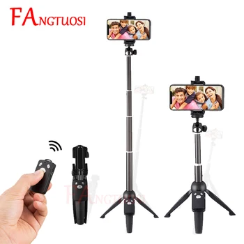 

FAGNTUOSI Wireless Bluetooth Selfie Stick Portable Foldable Tripod Handheld monopod For iPhone XR Samsung Gopro Hero 7 6 Yi Cam