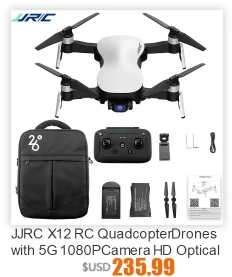 JJRC X12 RC Quadcopter RC Дроны с 5G 1080P Камера Дрон HD оптического потока бесщеточный стабилизации Gimbal 4-Каналы gps Дрон игрушки