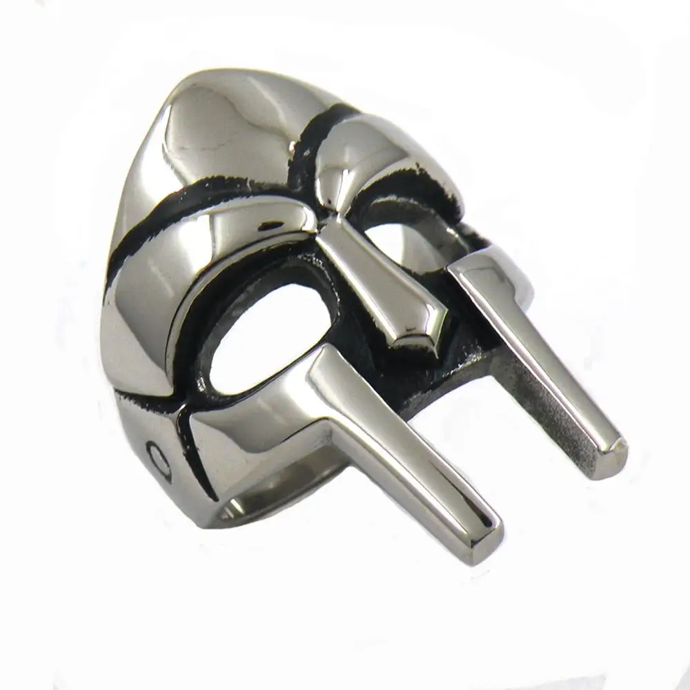 FSR11W95 FANSSTEEL ювелирные изделия из нержавеющей стали Железный человек Маска Байкер кольцо FSR12W99 - Цвет основного камня: FSR11W95