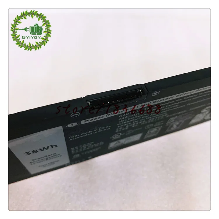 GYIYGY RPJC3 39DY5 F62G0, 0F62G0 Аккумулятор для ноутбука dell Inspiron 7386 5370(7373) 2-в1 13(7370