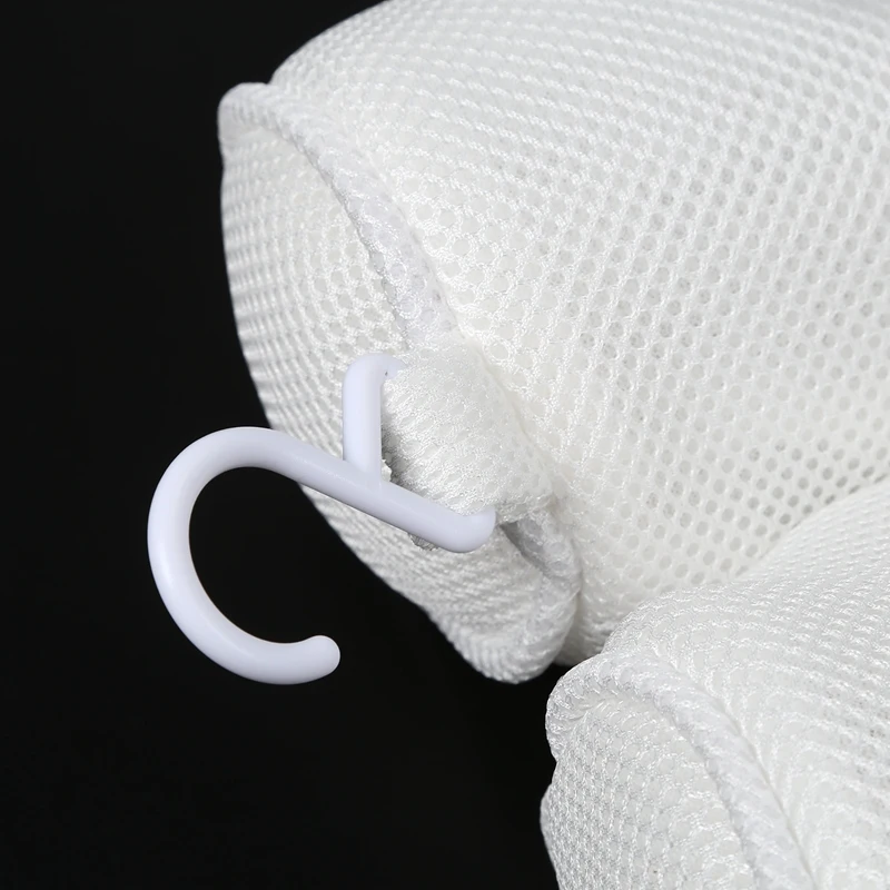 NEW-3D сетчатая подушка для ванной мягкая Водонепроницаемая спа подголовник подушка для ванной со спинкой на присоске подушка для шеи аксессуары для ванной комнаты