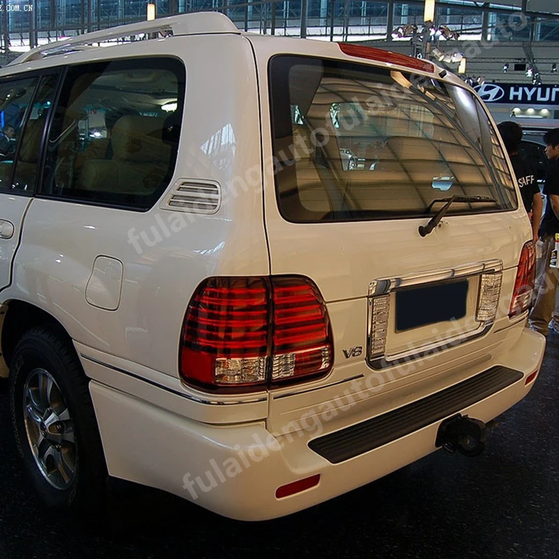 4 шт. светодиодный задний фонарь для Lexus LX470 2003-2005 светодиодный Тип 22 см красный белый задний фонарь ремонт сборки автомобильные аксессуары